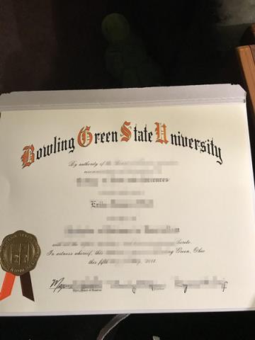 博林格林州立大学毕业证成绩单
