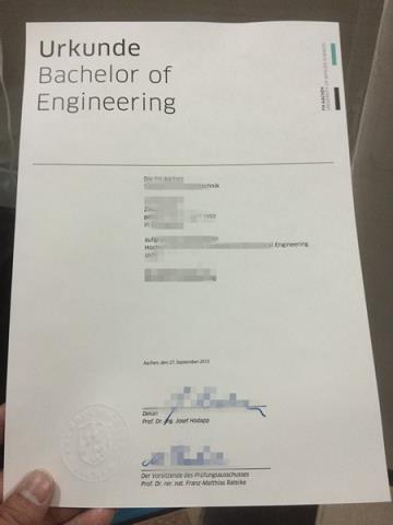 亚琛工业大学毕业证成绩单