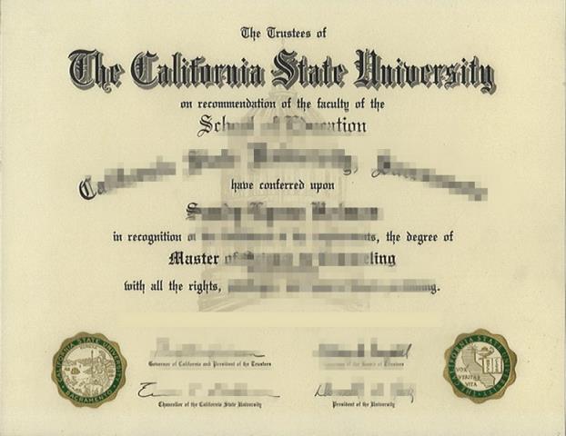 加州州立大学圣伯纳迪诺分校毕业证成绩单