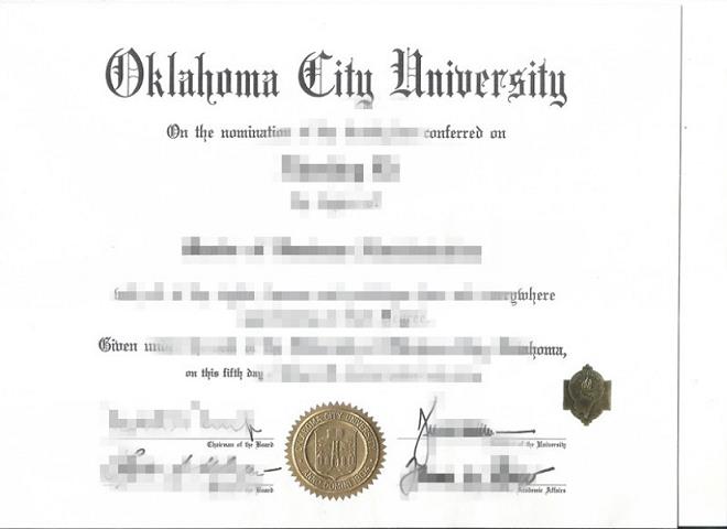 俄克拉荷马州立大学毕业证成绩单