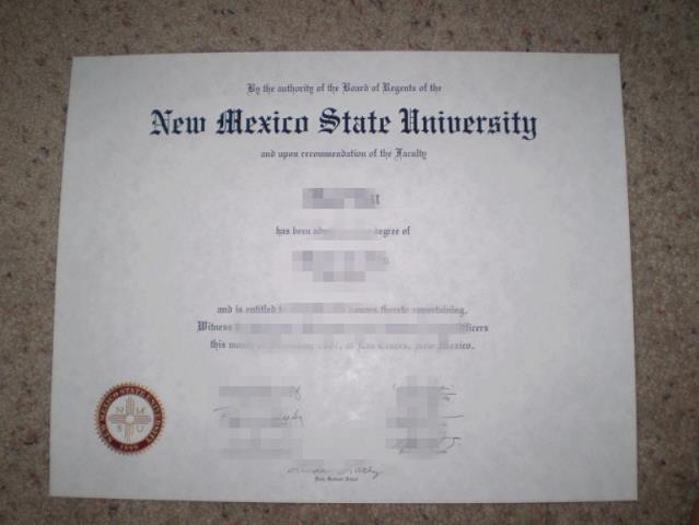 新墨西哥州立大学毕业学位成绩单成绩单