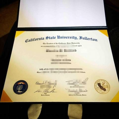 加州州立大学富尔顿分校毕业证成绩单