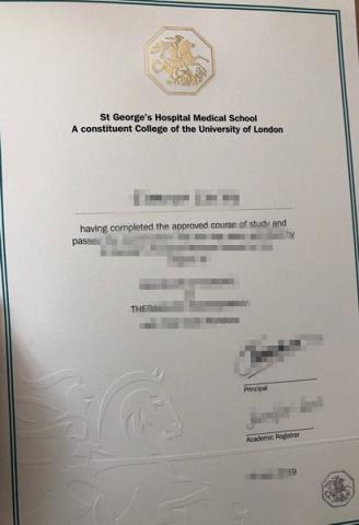 伦敦大学圣乔治医学院毕业证(georgetown毕业证)